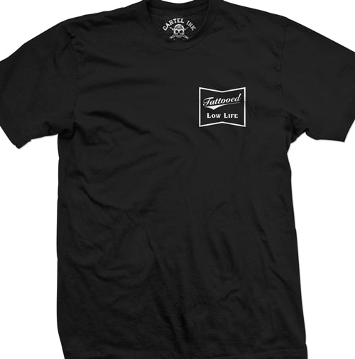 Pocket Logo Tattooed Low Life Men's T-Shirt – Cartel Ink