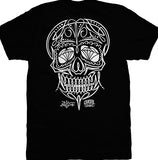 Pinstripe Skull Men's T-Shirt